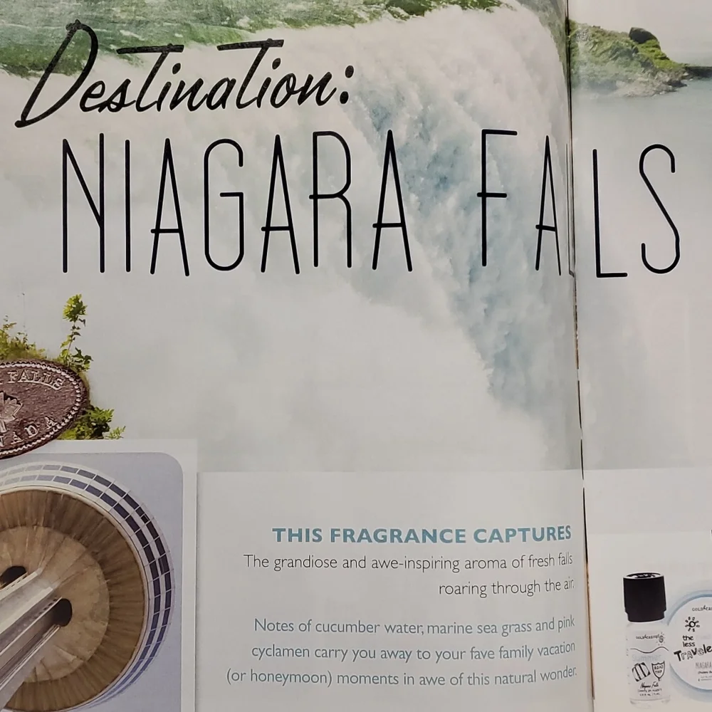 NIAGARA FALLS Gold Canyon 12 oz 2wick‎ candle Roadtrip Souvenir specialty line